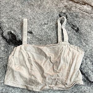 Stylish Cream Crop Top